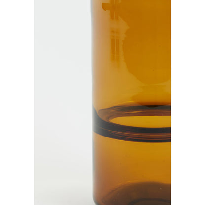 Porta velas - glass brown