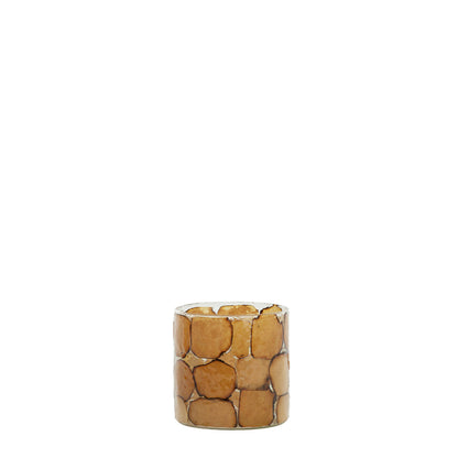 Porta velas vidrio - Hush brown