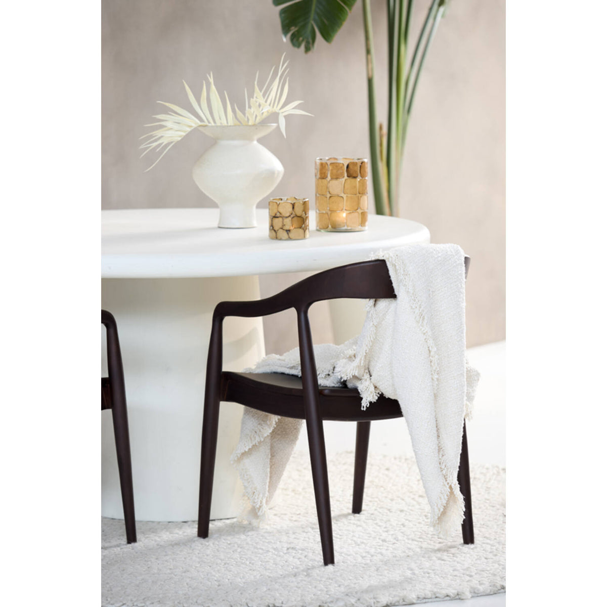 Porta velas vidrio - Hush brown