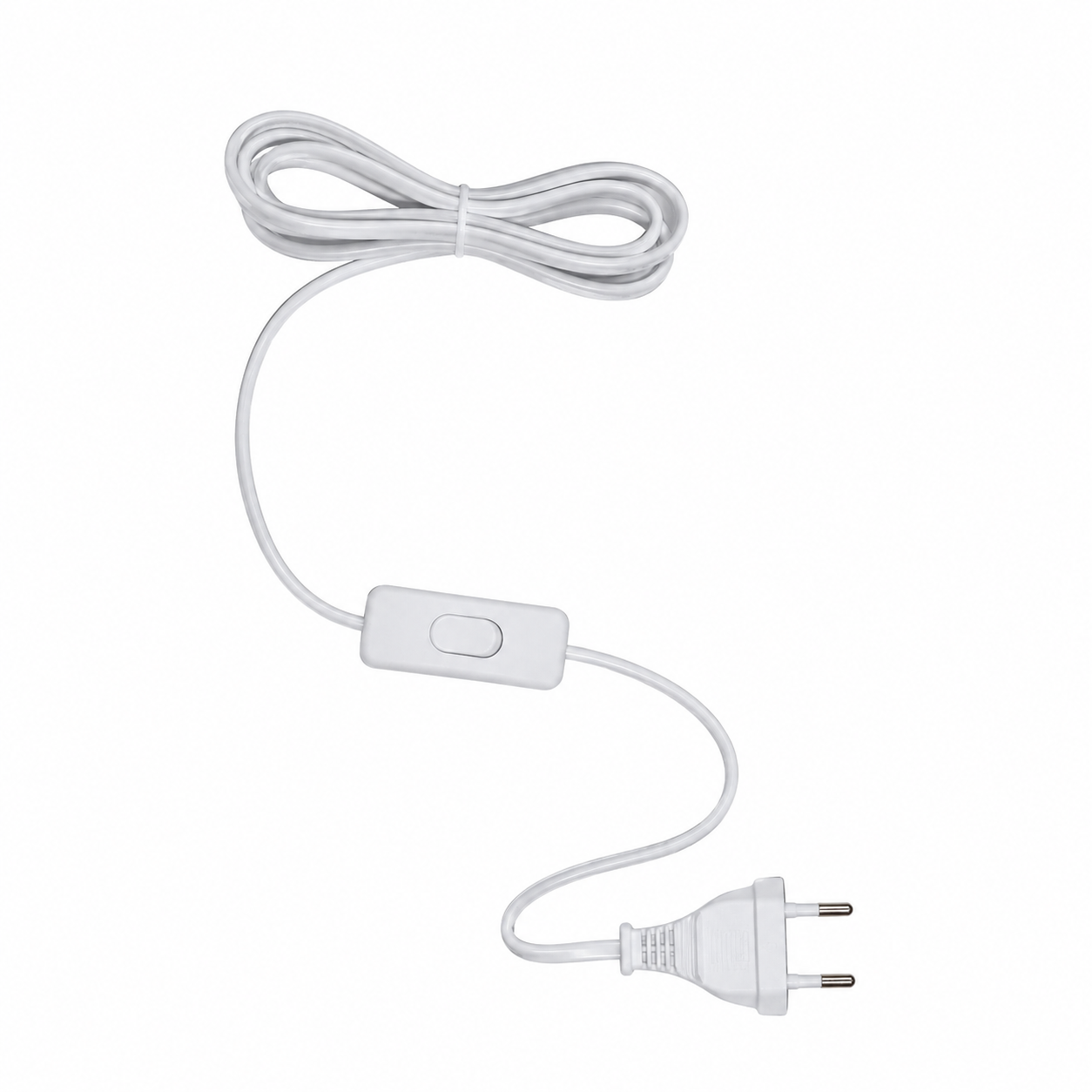 1,50 metros de cable plástico con interruptor y enchufe - Big Pig Chile