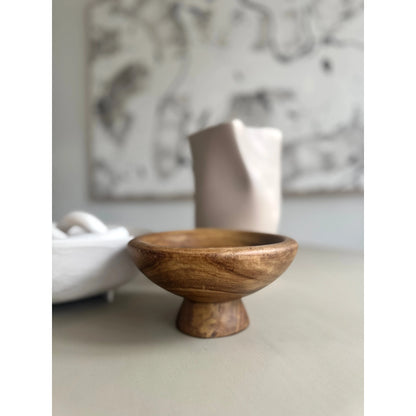 Centro de mesa / Pedestal Madera Brownie