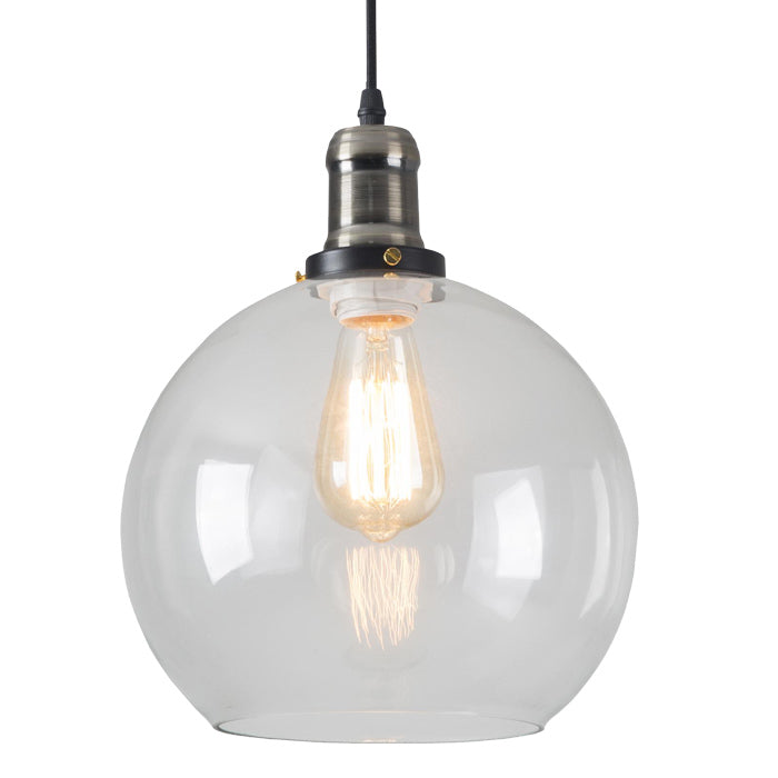 Lámpara colgante vintage - Glass round Ø 25 cm