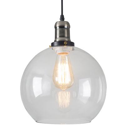 Lámpara colgante vintage - Glass round Ø 25 cm