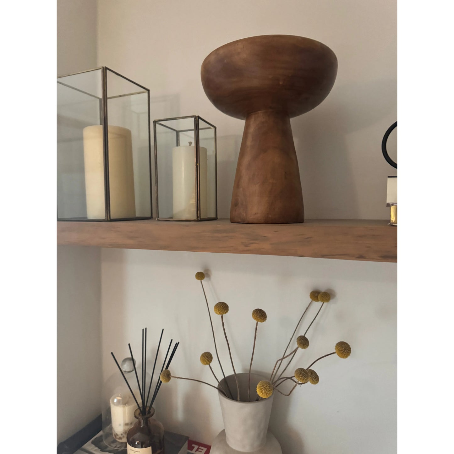 Pedestal Madera Brownie Tall