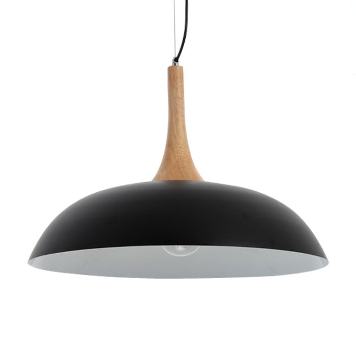 Lámpara colgante Nordic black Wood