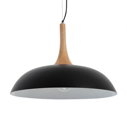 Lámpara colgante Nordic black Wood