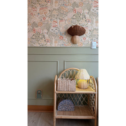 Lámpara sobremesa baby rattan