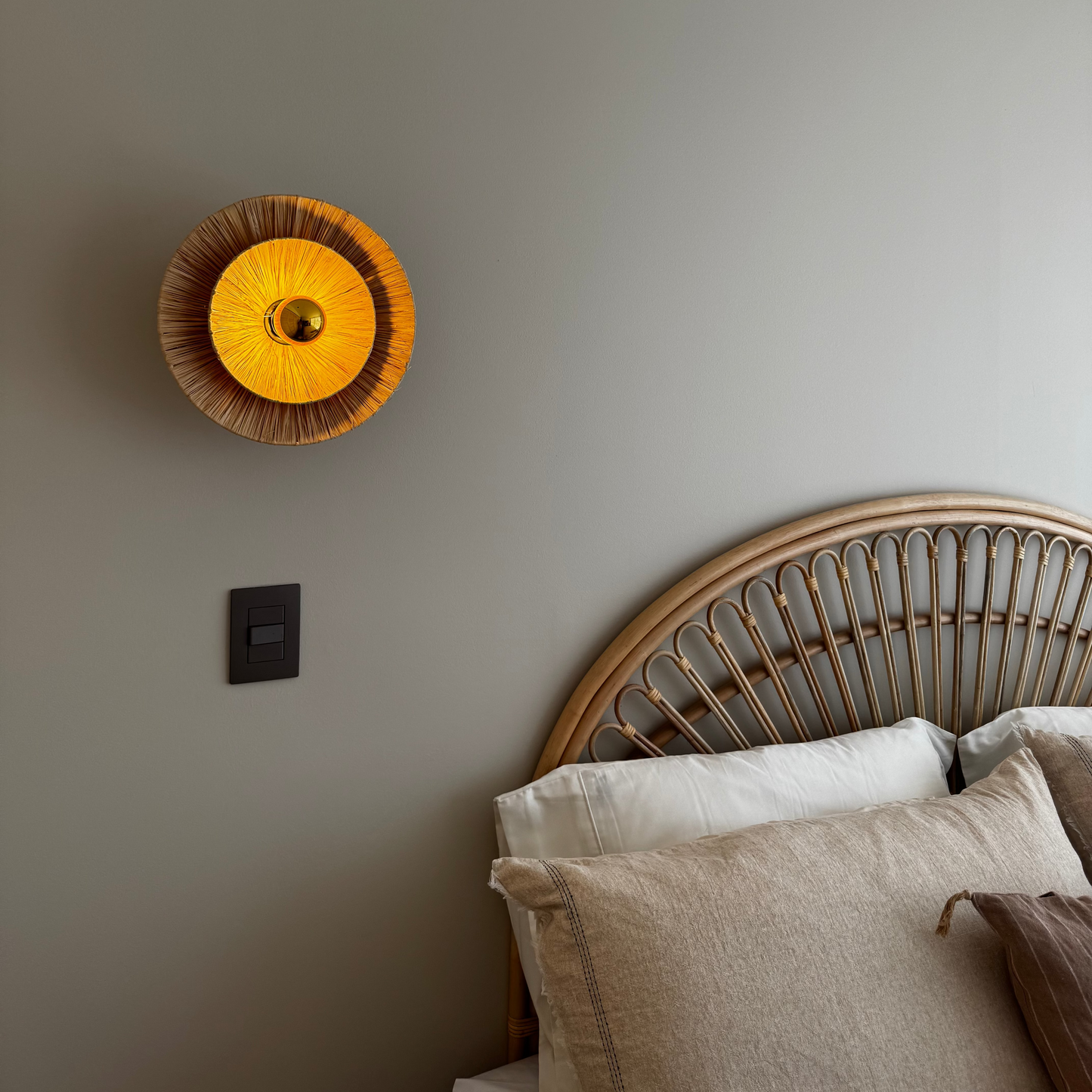 Aplique raffia round