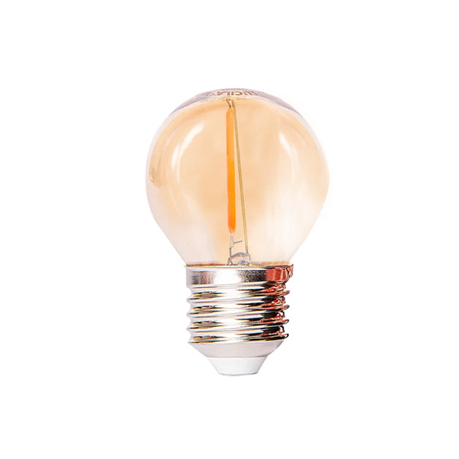 Ampolleta luz cálida Ø 4,5 cm E27 LED 1W 2200K