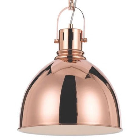 Lámpara colgante campana copper