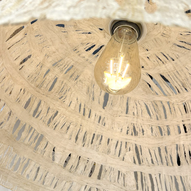 Lampara colgante papel mache - Big Pig Chile