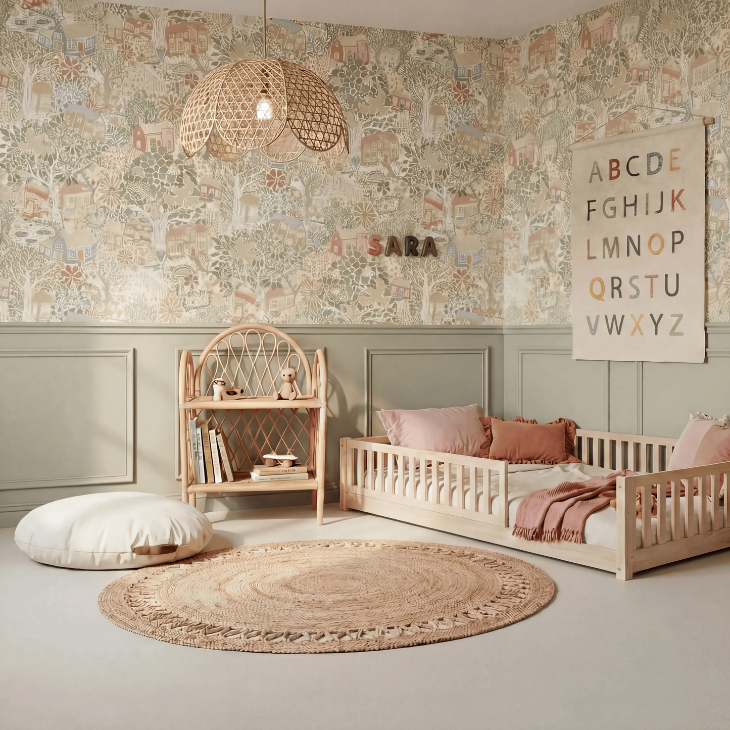 Lámpara colgante Sweet rattan - Big Pig Chile