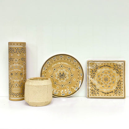 Vela aromática textura