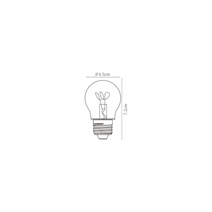 Mini Ampolleta Vintage LED Ambar