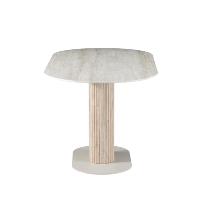 Mesa de comedor ovalada