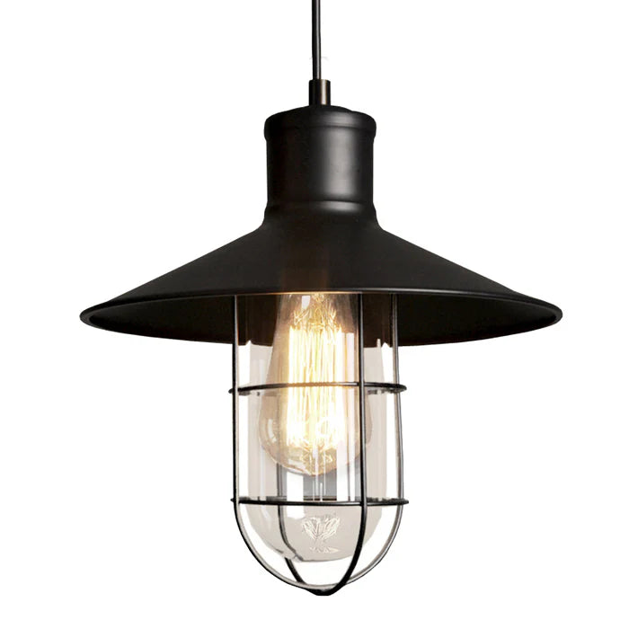 Lámpara colgante vintage negra - Dinner S