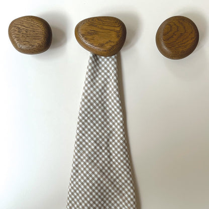 Set de 3 perchas - wooden stone