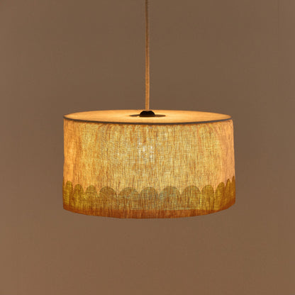 Lámpara colgante Vibes linen 40 cm - Mustard