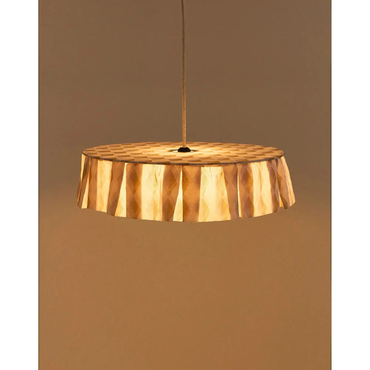 Lámpara colgante Vibes 50 cm - Mustard lilac harlequin
