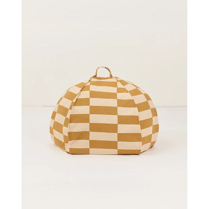 Pouf redondo vibes - Mustard and sand tiles