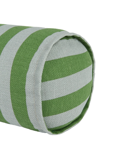 Cojín vibes cylinder - Green blue stripes