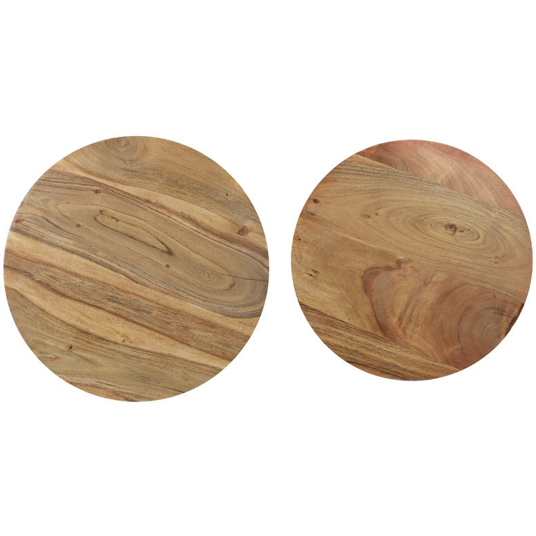 Mesas Laterales Chass Wood (Set o individual)
