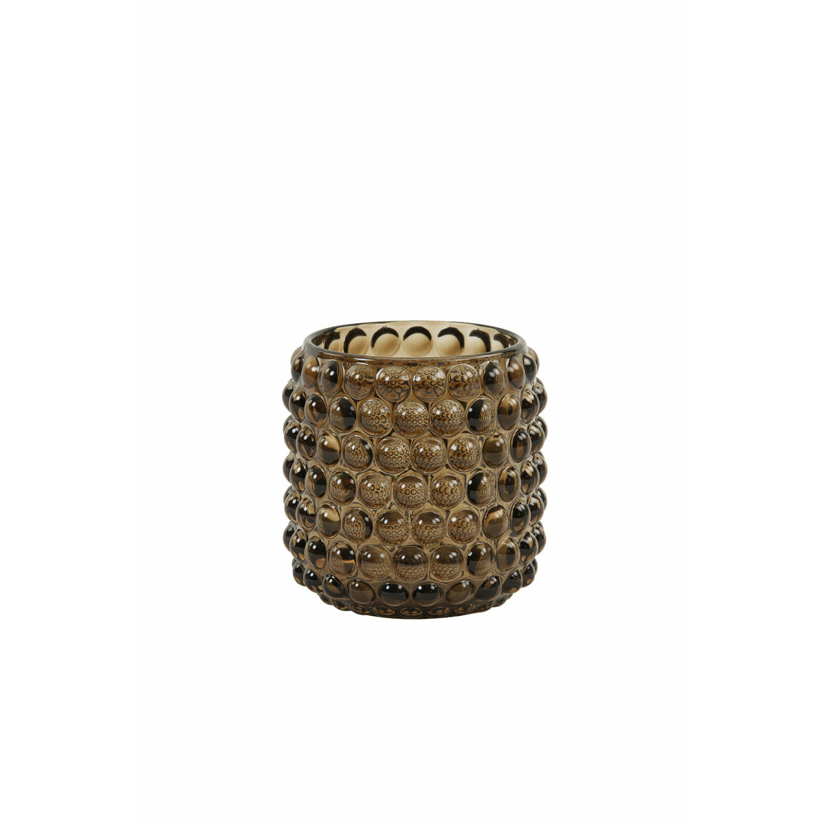Porta velas - Dots Brown