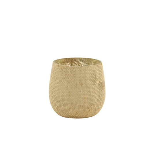 Porta velas Jute - Small (Dos colores)