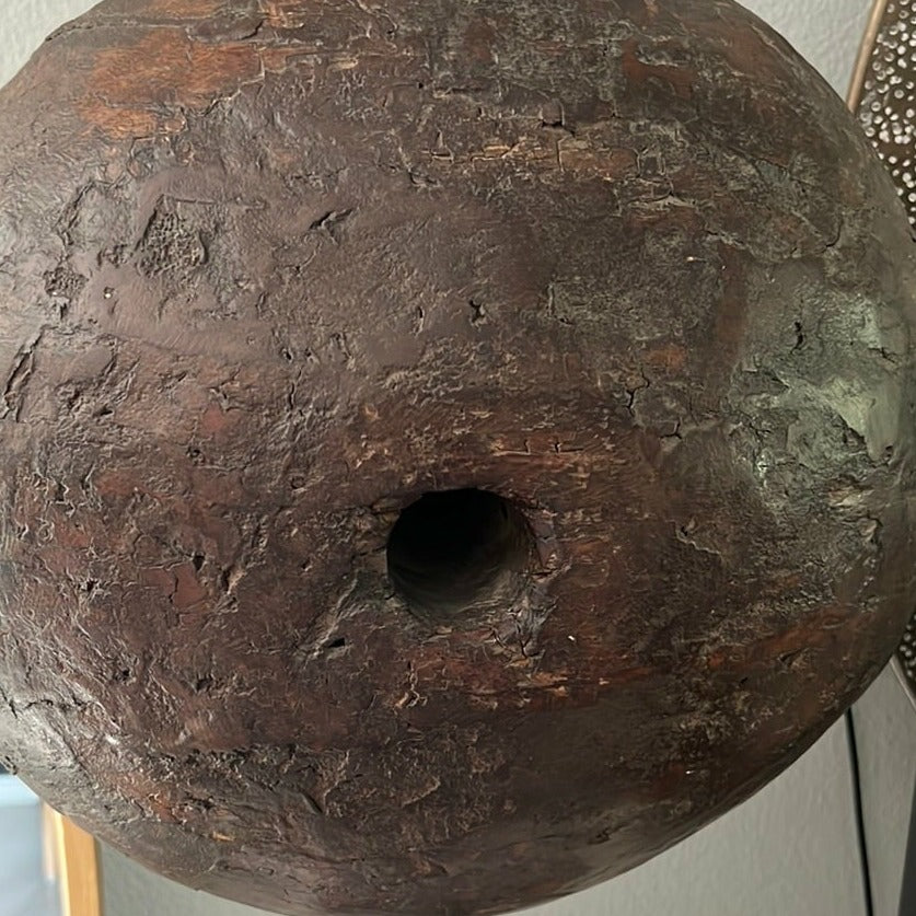 Escultura de Madera Vintage: Wheel in the Sky - Big Pig Chile